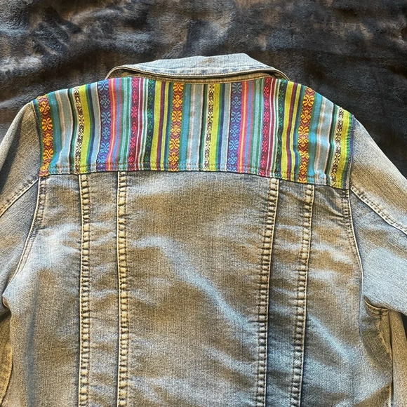 Aztec Denim Jacket - Picture 2 of 4